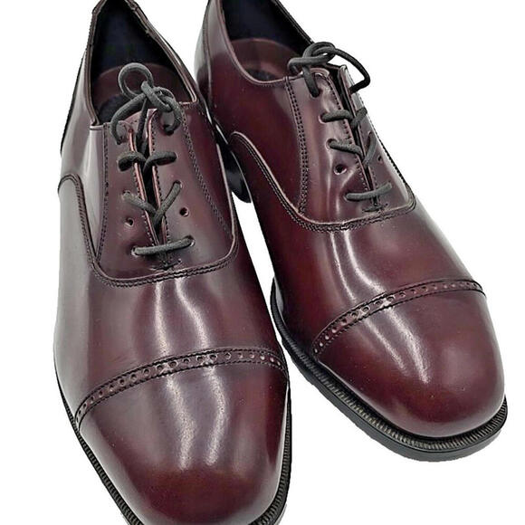 NEW Florsheim Mens Brown Leather 11 3E Oxford‎ Old Money 17067-05 Shoes - Picture 1 of 11